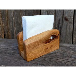 Servilletero de madera de Olivo de alta calidad, dispensador de servilletas de madera duradero y ecológico para cocina y comedor a precio de fábrica - Product Image 2