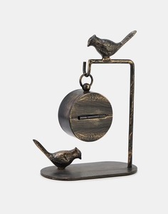 Reloj de mesa de metal de Ramadán con pilas silencioso moderno Ivaan negro - Product Image 4