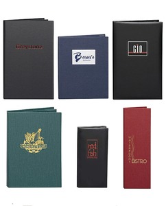 Porte-menu en cuir PU de haute qualité et durable, logo personnalisé, marque, fabricant indien, dossier de menu pour restaurants, bars à vin, hôtels - Product Image 2