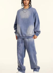 Survêtements personnalisés en tissu technique French Terry, ensembles unisexes, streetwear pour hommes, survêtement vintage délavé à l'acide, Process Impex - Product Image 2