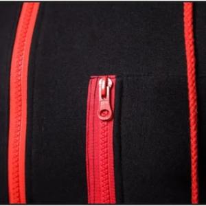 Sudadera con capucha de invierno informal para hombre en colores personalizados con patrón sólido Sudaderas con capucha de lana de bloque de color fresco - Product Image 5