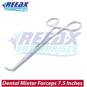 REEAX ENTERPRISES Pince hémostatique entièrement incurvée en acier inoxydable Pince chirurgicale à pointe fine 7.5 et à angle de 90 degrés - Product Image 3