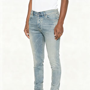 Pantalones Vaqueros de Moda Urbana para Hombre, Estilo Holgado, Rotos, de Mezclilla, de Alta Calidad, Pantalones de Mezclilla Modernos para Hombre - Product Image 1