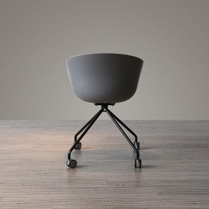 Silla de Plástico de Diseño Minimalista GCFC007 con Respaldo Alto y Base Giratoria Gh Bn Cao Lng Nha Chn Xoay - Product Image 4