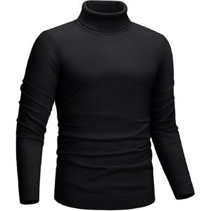 Nueva venta al por mayor de buena calidad de poliéster de Color sólido suéter de cuello redondo para hombres suéteres gruesos de primavera - Product Image 1