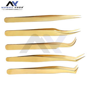 Juego de Pinzas para Pestañas Incluye 5 Pinzas de Acero Inoxidable para Extensiones de Pestañas Clásicas, Individuales y de Volumen - Product Image 3