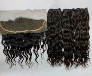 ผมต่อจากอินเดียเป็นลอนธรรมชาติเกรด10A ผมมนุษย์แท้สองชั้นทำจากอินเดียเป็นลอนธรรมชาติ100% - Product Image 4