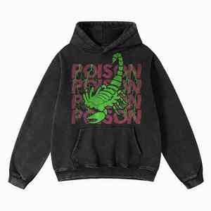 Vintage 100% coton hommes sweats à capuche coupe ample avec design brodé Street Wear pour l'impression numérique d'hiver - Product Image 1