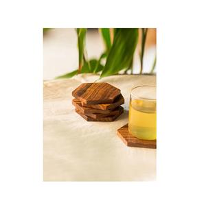 Posavasos de madera de nogal cuadrados personalizados, alfombrillas y almohadillas clásicas, fabricante y exportador que ofrece una amplia gama de formas y tamaños - Product Image 5