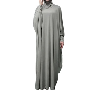 Premium Quality Custom Colors Women's Abaya Solid Color Women Abaya Custom OEM Service Latest Style Abaya <b>Elastic</b> Cuff - Product Image 3