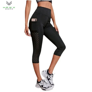 Pantalones de Yoga adelgazantes de cintura alta para levantamiento de cadera, nuevos pantalones cortos de diseño de bolsillo de Panel grande para Fitness, correr, ropa teñida - Product Image 5