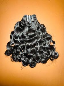 Extensiones de Cabello Natural Rizado para Bebé, Extensiones de Cabello Humano sin Procesar, Tramas Libres de Enredos, No es un Modelo Permanente - Product Image 3