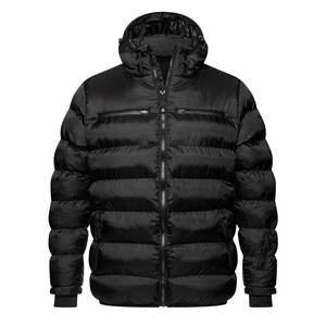 OEM ODM Puffer Jacket with Hood Durable Insulated <b>Winter</b> Coat for Hiking Travel Camping and Daily Wear - Product Image 4