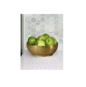 Tazón de servicio de latón multiusos diseñado para catering hoteles restaurantes hogares oficinas eventos exhibición de decoración versátil - Product Image 1