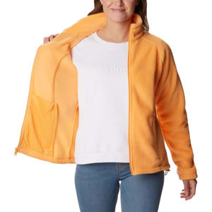 Venta al por mayor Otoño Invierno Essentials Mujer Sherpa Fleece Full-Zip Chaqueta Full Zip Polar Forrado Abrigo de invierno a prueba de viento - Product Image 5