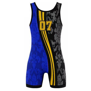 2025 Custom Unique Designs High Elasticity Wrestling <b>Singlet</b> Durable Martial Arts Wear for <b>Women</b> <b>Women's</b> Wrestling Uniform - Product Image 3
