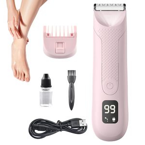 Afeitadora Eléctrica Recargable Impermeable, Recortadora de Barba de Acero Inoxidable Duradera, Pantalla LCD, Fuente de Alimentación USB, Cortadora de Pelo - Product Image 2