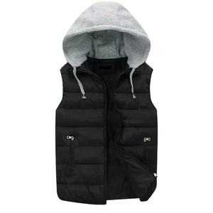 Veste sans manches matelassée en duvet de qualité MOVATEXTILES, vêtements d'hiver tendance, veste à capuche, veste sans manches pour hommes, vestes matelassées sans manches - Product Image 4