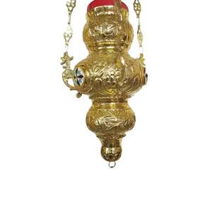 Quemador de incienso en relieve hecho a mano de latón para iglesia del templo y lugares religiosos y soporte para quemador de incienso de iglesia superior - Product Image 2