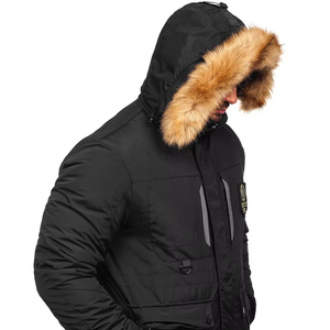 2024แจ็คเก็ตขนเป็ดมีฮู้ดสำหรับผู้ชายขนาดพิเศษปรับแต่งได้สำหรับกลางแจ้งฤดูใบไม้ผลิ - Product Image 1