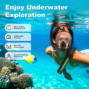 Dedepu ODM OEM 0.5L Scuba <span class=keywords><strong>Mini</strong></span> phổi Tank thở dưới nước không khí Tank lên đến 10 Minis - Product Image 5