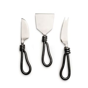 Élégant ensemble de service de fromage artisanal avec lame en métal poli et poignée confortable conçu pour les intérieurs de salle à manger décoratifs - Product Image 2