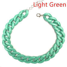 Best Quality Customizable Handmade Resin Chain Necklace Style Love Swirl Pattern Customized Color Party Wear By HAND MADE CRAFT - Product Image 5