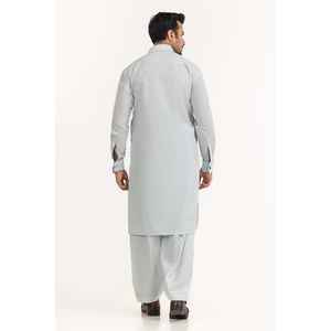 Costume de mariage bleu ciel SK-S23-020 de haute qualité, simple boutonnage, formel, pour affaires, vêtement de marié, fermeture boutonnée, braguette longue à boutons - Product Image 2