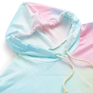 เสื้อฮู้ดมัดย้อมสำหรับผู้หญิงเสื้อฮู้ดย้อมสีแบบใหม่ - Product Image 5