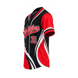 Uniforme de Béisbol, Ropa Deportiva Elegante para Equipos, Poliéster Suave, Atuendo Cómodo, Nuevo Uniforme en Venta - Product Image 4