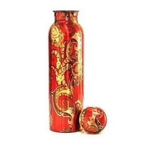 Enamel Printed Kitchenware Fruits Juice Storage Copper <b>Bottle</b> <b>Drinking</b> juices Health Copper Water <b>Bottle</b> Sustainable Quality - Product Image 5