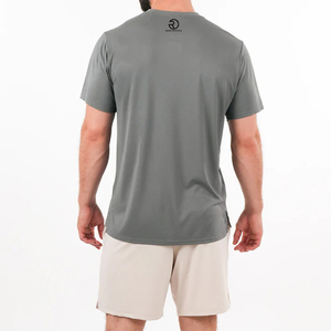 Vêtements de sport d'été fins à séchage rapide pour hommes Ensemble pour hommes avec haut à manches courtes et short de sport - Product Image 3