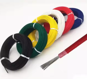 Braided Stranded Heat Resistant Insulated <b>Electrical</b> <b>Wire</b> Tinned Copper Silicone Rubber Fiberglass High Temperature - Product Image 5