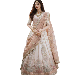 Robes de créateur style boutique pakistanaise Robe de soirée légère et respirante pour femme Robe fantaisie pour femme punjabi Shalwar Kameez - Product Image 5