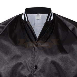 Nhà Máy Bán Buôn Giá Của Nam Giới Chất Lượng Cao Mùa Đông Satin <span class=keywords><strong>Letterman</strong></span> Áo Khoác Với Đứng Cổ Áo Làm Bằng Trong Pakistan - Product Image 5