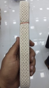 Tela blanca personalizada, encaje floral Con hilo dorado, bordado a máquina en varios diseños y colores para vestidos de boda - Product Image 6