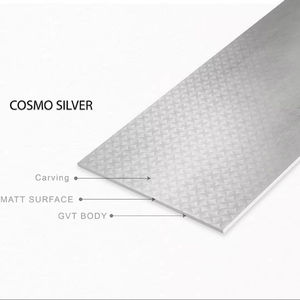 COSMO ARGENT 600x1200mm Carreaux de porcelaine sculptés de style européen moderne Finition mate pour les intérieurs de salle de bains Villa School Interiors Floors - Product Image 1