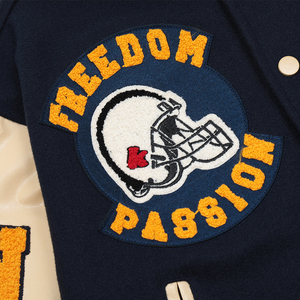 Chaqueta universitaria de lana pura transpirable y a prueba de viento para hombre con estilo, tela de lona formal hecha con diseño de moda - Product Image 6