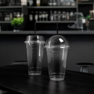Viet Nam Factory Direct Sale Low MOQ Disposable 95mm Plastic <b>Cups</b> Lids Single Wall PP/PET for Hot/Cold Beverages/<b>Ice</b> <b>Coffee</b> - Product Image 3