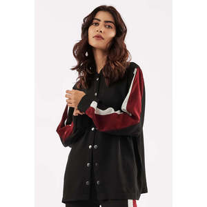 Ensemble robe rayée 2 pièces pour femme - Product Image 1