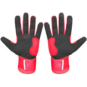 Gants de frappeur de baseball professionnels de conception personnalisée Matériau en cuir de vachette de qualité supérieure Meilleur entraînement Gants de frappeur de balle molle - Product Image 5