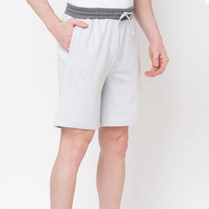 Best Selling <b>Men's</b> Casual Canvas <b>Shorts</b> Breathable Quick Dry Loose Fit Mid Elastic Waist Solid Pattern <b>Knee</b> <b>Length</b> Hot Sale - Product Image 3