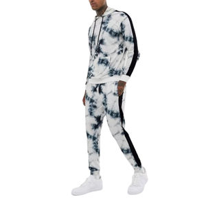 Hommes pas cher prix de gros personnalisé vêtements décontractés professionnel fait à la main personnalisé logo imprimé respirant cravate teinture survêtements - Product Image 5