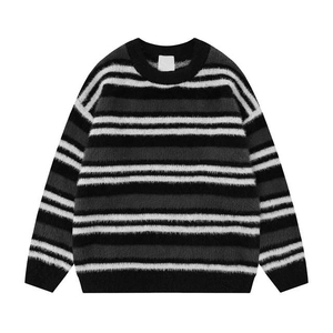 เสื้อสเวตเตอร์คอเต่าของผู้ชายเสื้อถักอบอุ่นสำหรับฤดูหนาว - Product Image 1