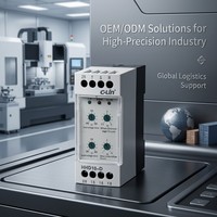 Relais de protection contre les surtensions, les sous-tensions, les pannes de phase et les séquences de phase C-lin HHD10-D pour l'automatisation industrielle, remplace ABJ1-18