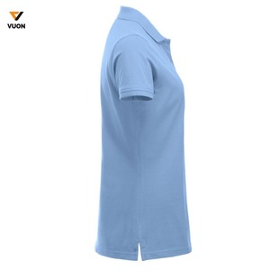 Nuevo estilo, venta al por mayor, ropa informal para mujer, polos, polos transpirables de manga corta de algodón 100% de alta calidad con logotipo personalizado - Product Image 2