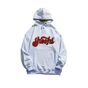 Sudadera con capucha de gran tamaño con logotipo personalizado 100% algodón a granel ropa de calle de invierno jersey con cuello con capucha sudaderas con capucha de los fabricantes - Product Image 3