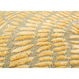 Alfombras Aurelia Gold de Lana y Viscosa Hechas a Mano, Rectangulares de 4m, Diseño Abstracto para Hogar y Dormitorio, Felpa de 10mm de Grosor, Tra-15052 - Product Image 3