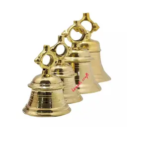 핫 잘 팔리는 Customized Brass Metal 교회 사원 배 Small Brass 벨 Available at 도매 Price From 인도