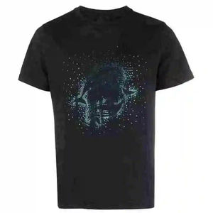 T-shirts d'été de transfert de strass personnalisés de haute qualité pour hommes T-shirt en strass - Product Image 5